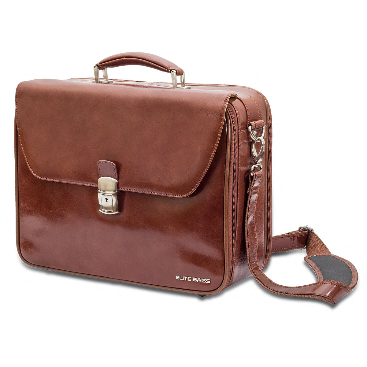 Elite Doctors Bag Brown Leather