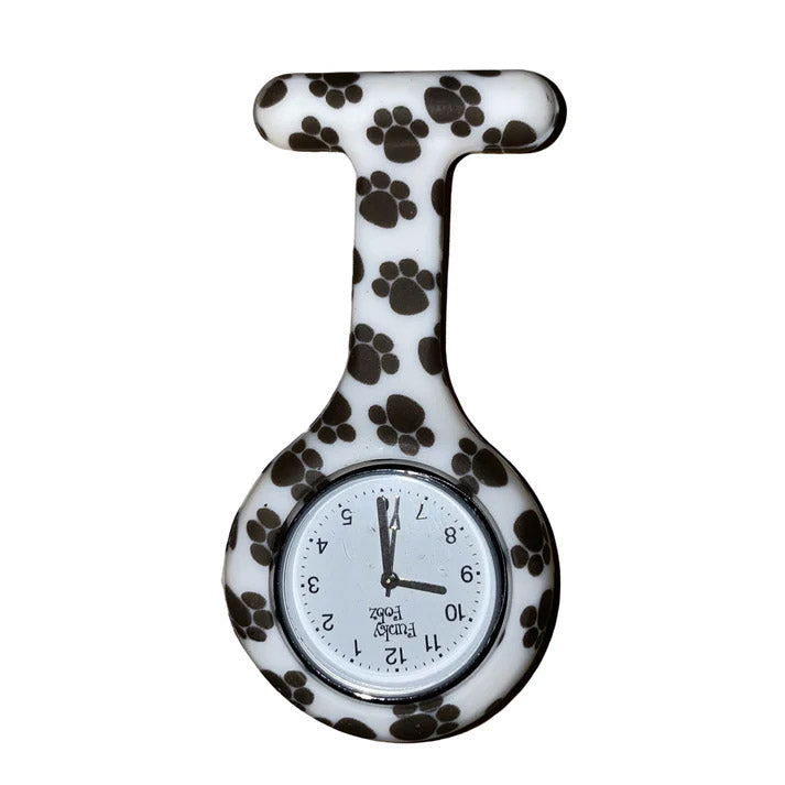 Nurses Silicone Fob Watch Paw Print