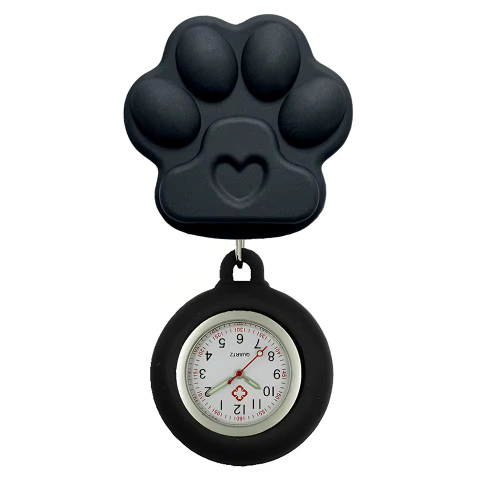 Retractable Badge Reel - Black Paw
