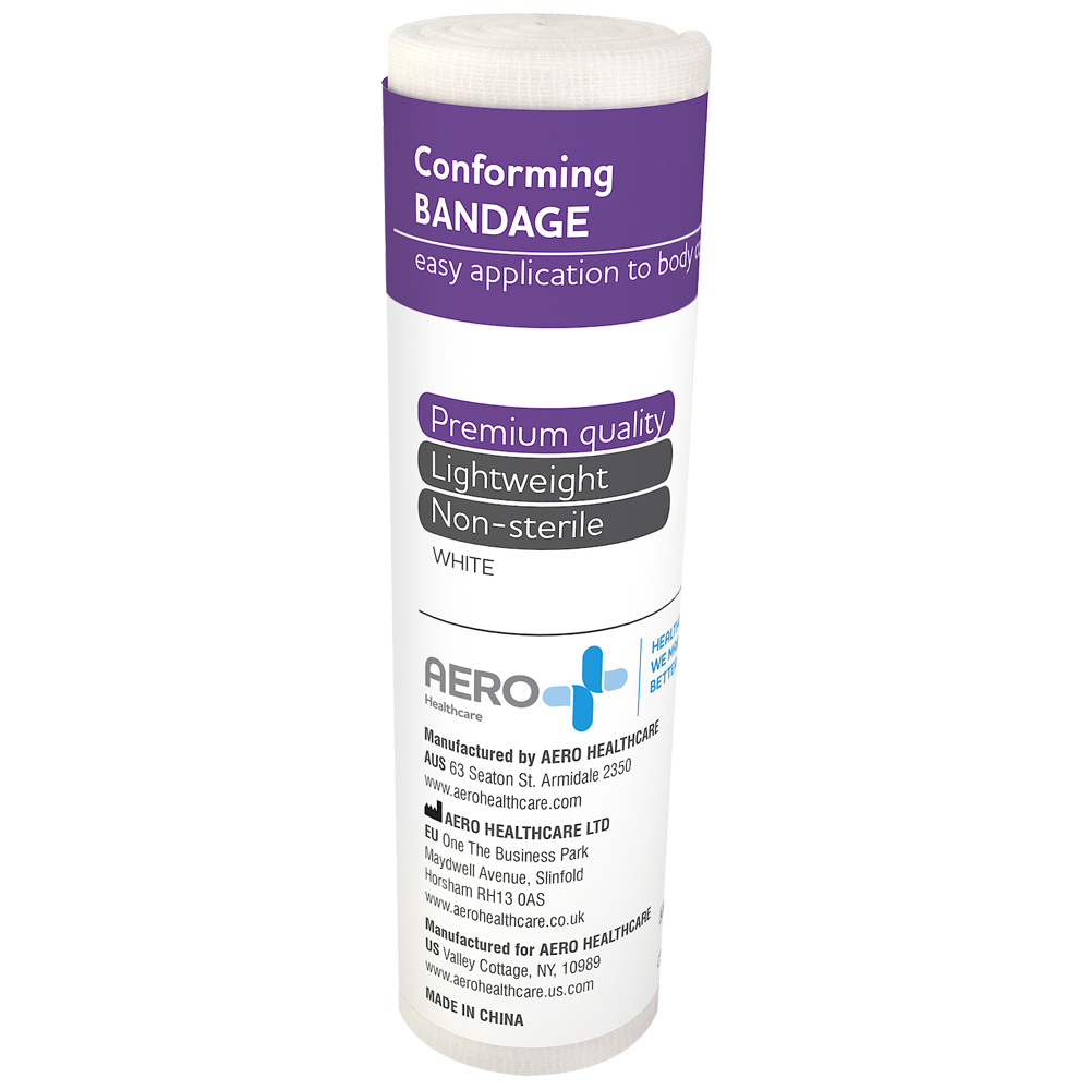 AEROFORM Conforming Bandage 7.5cm x 4M Wrap - Pack of 12
