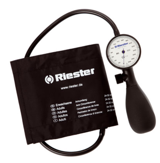 R1-Shock-Proof Sphygmomanometer With Velcro Adult BP Cuff And Soft Carry Case