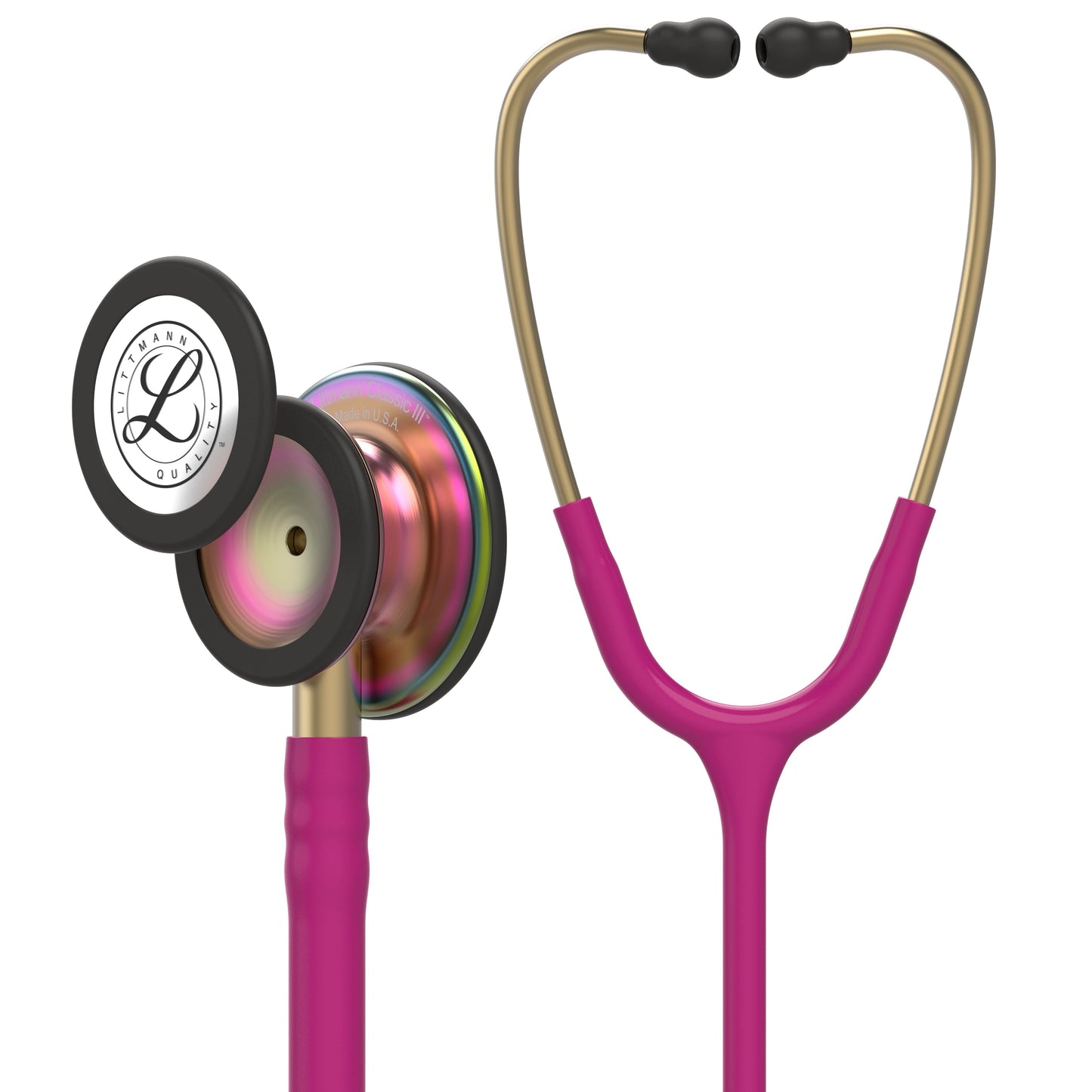 Littmann Classic III  Stethoscope: Raspberry Rainbow 5806