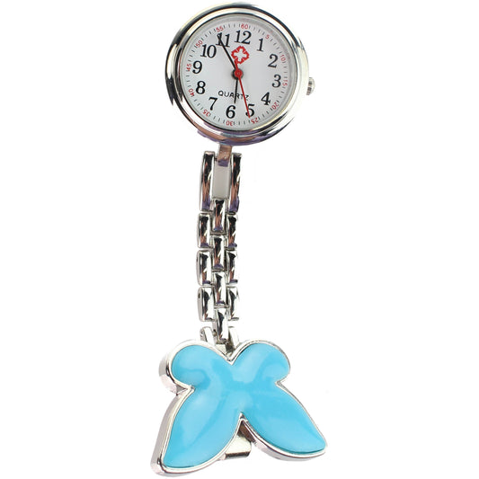 Butterfly Fob Watch - Teal