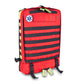 Compact Modular Tactical Backpack Red - Polyester