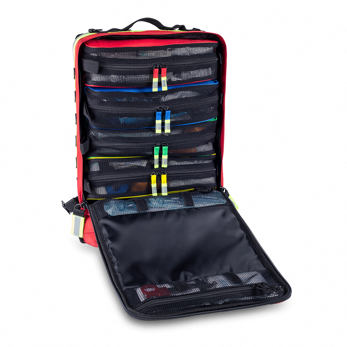 Compact Modular Tactical Backpack Red - Polyester