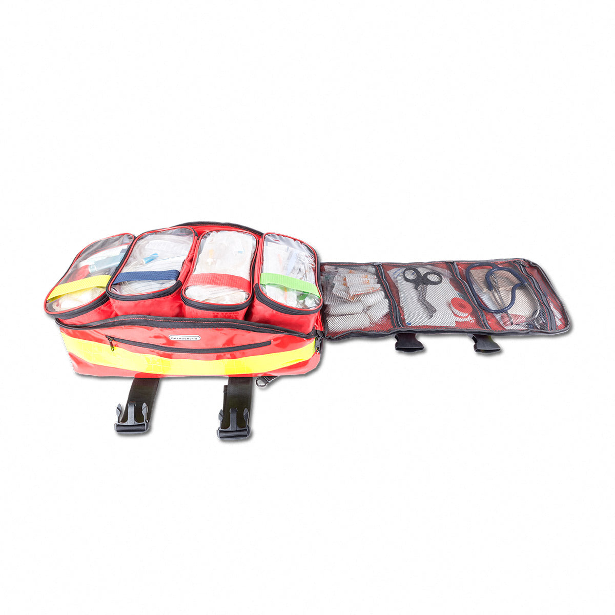 Trapezoidal Backpack - Trapaulin - Red