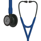 Littmann Cardiology IV Diagnostic Stethoscope: Black & Navy - Black Stem 6168