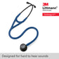 Littmann Cardiology IV Diagnostic Stethoscope: Black & Navy - Black Stem 6168