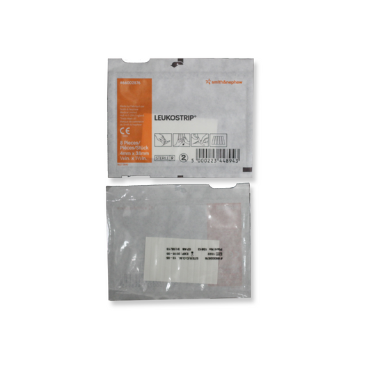 Leukostrip Wound Closures (4mm x 38mm) - 1 Pack of 8 Strips
