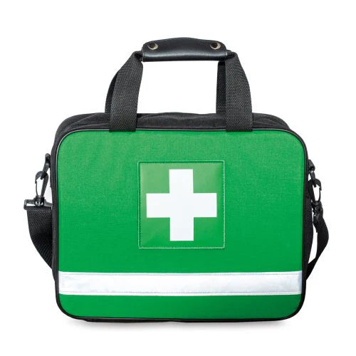 Technician Pro Green Shoulder Bag with Refill for Large Workplace First Aid Kit