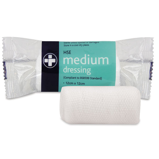 Medium HSE Dressing - 12cm x 12cm