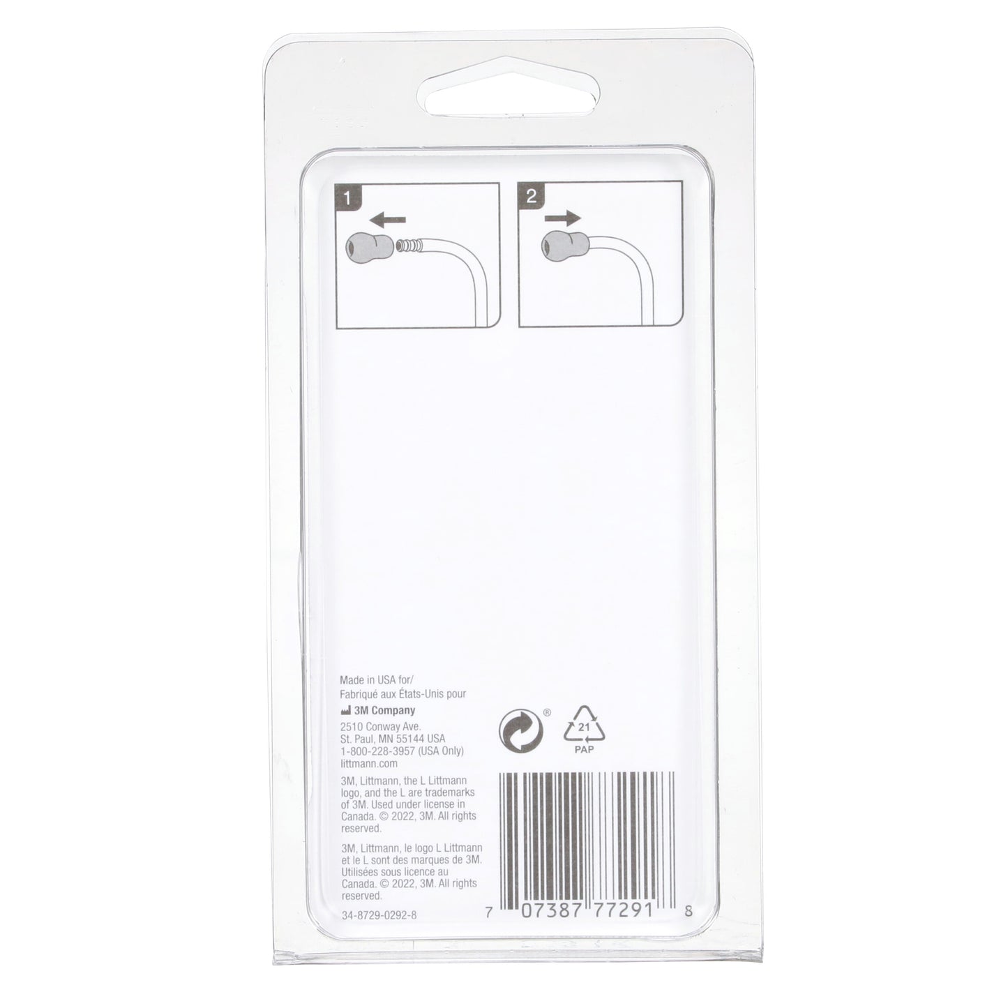 3M Littmann Snap Tight Soft-Sealing Eartips, Grey Small & Large - Littmann Stethoscopes