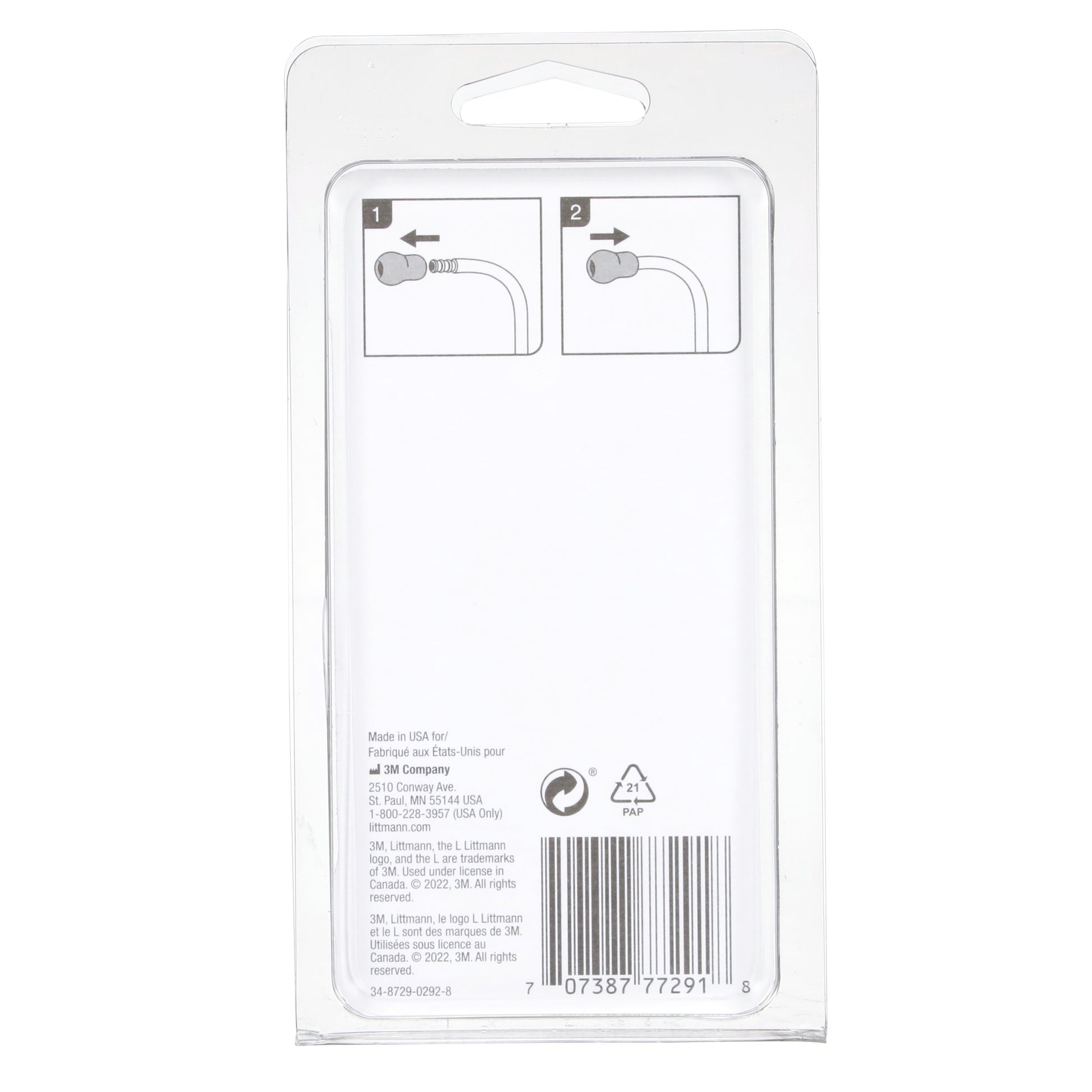 3M Littmann Snap Tight Soft-Sealing Eartips, Grey Small & Large - Littmann Stethoscopes