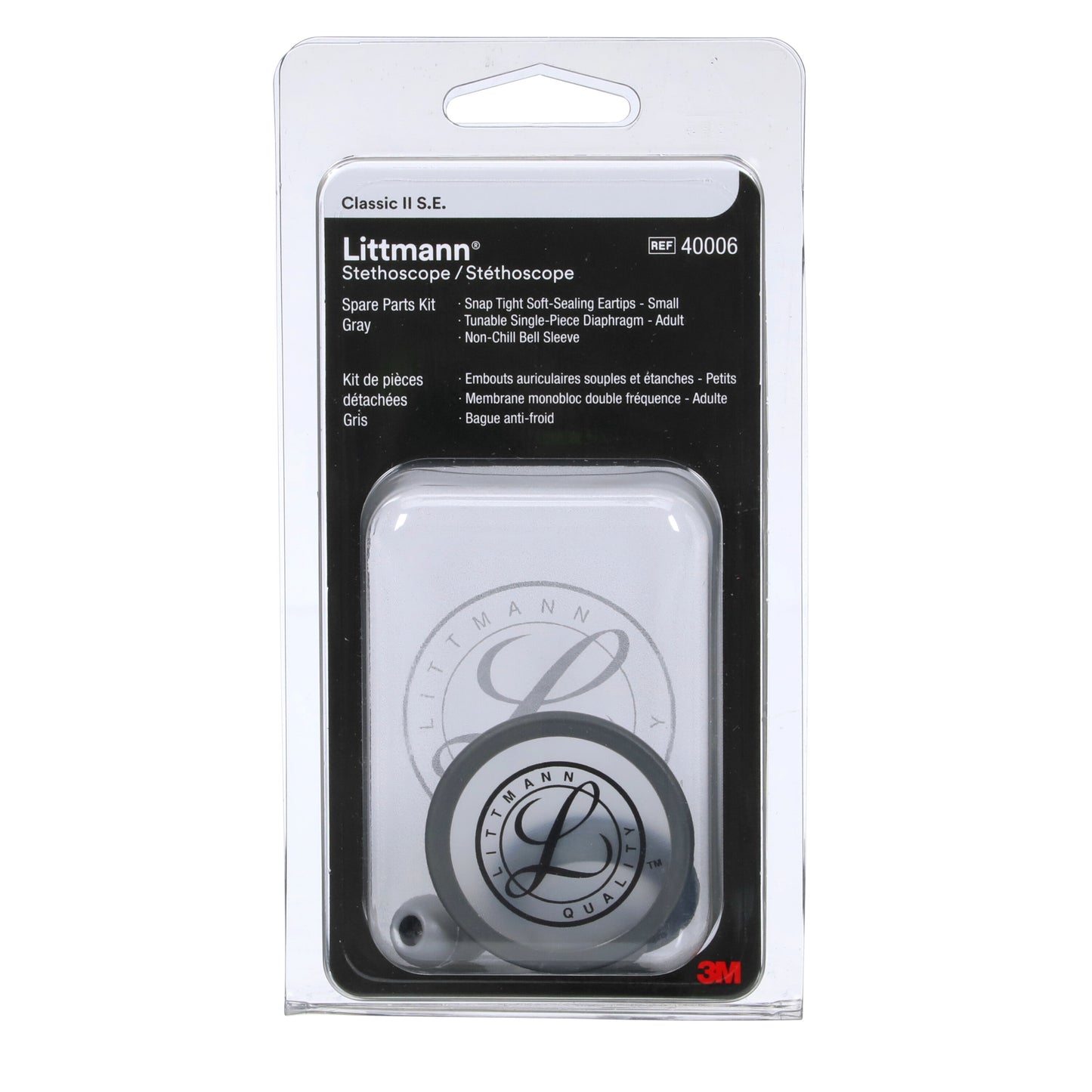 3M Littmann Spare Parts Kit - Classic II S.E. Stethoscopes - Grey - Littmann Stethoscopes