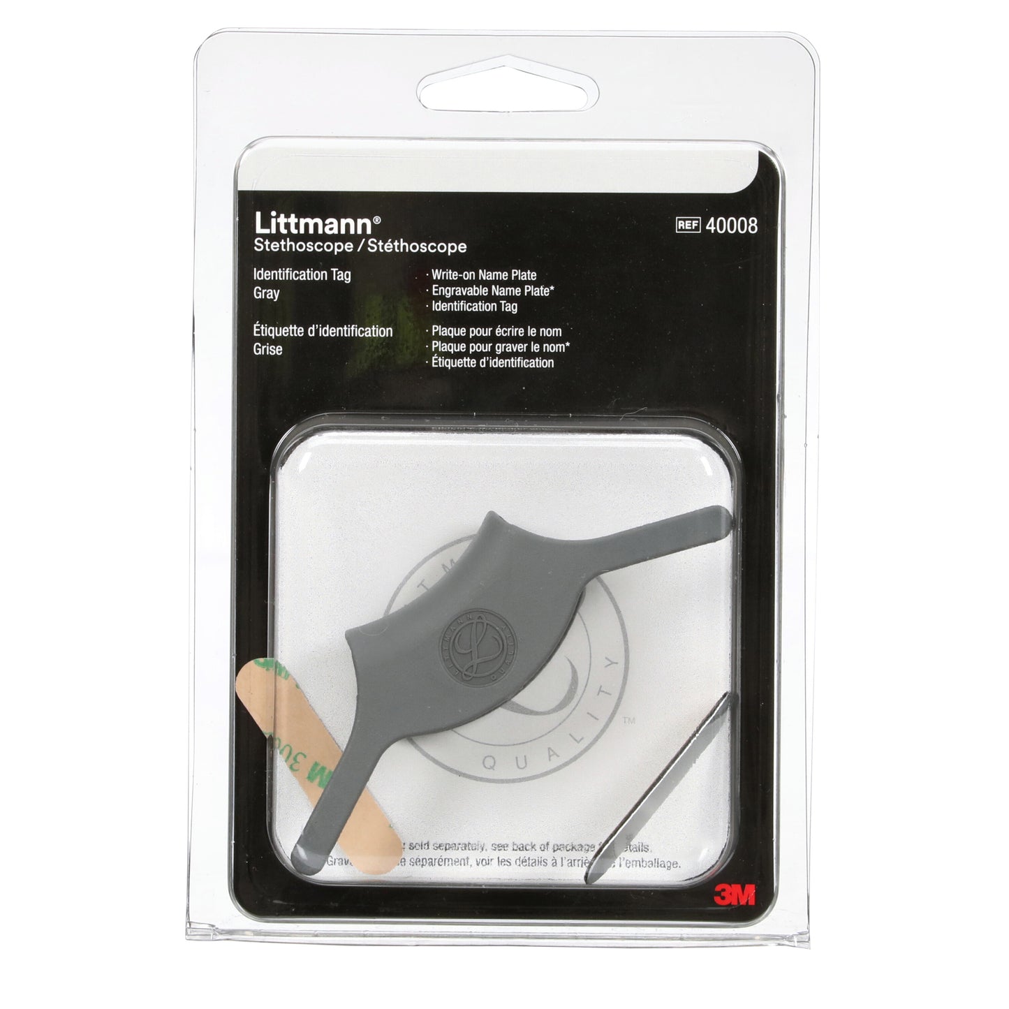 Littmann ID Grey ID Tag - Littmann Stethoscopes