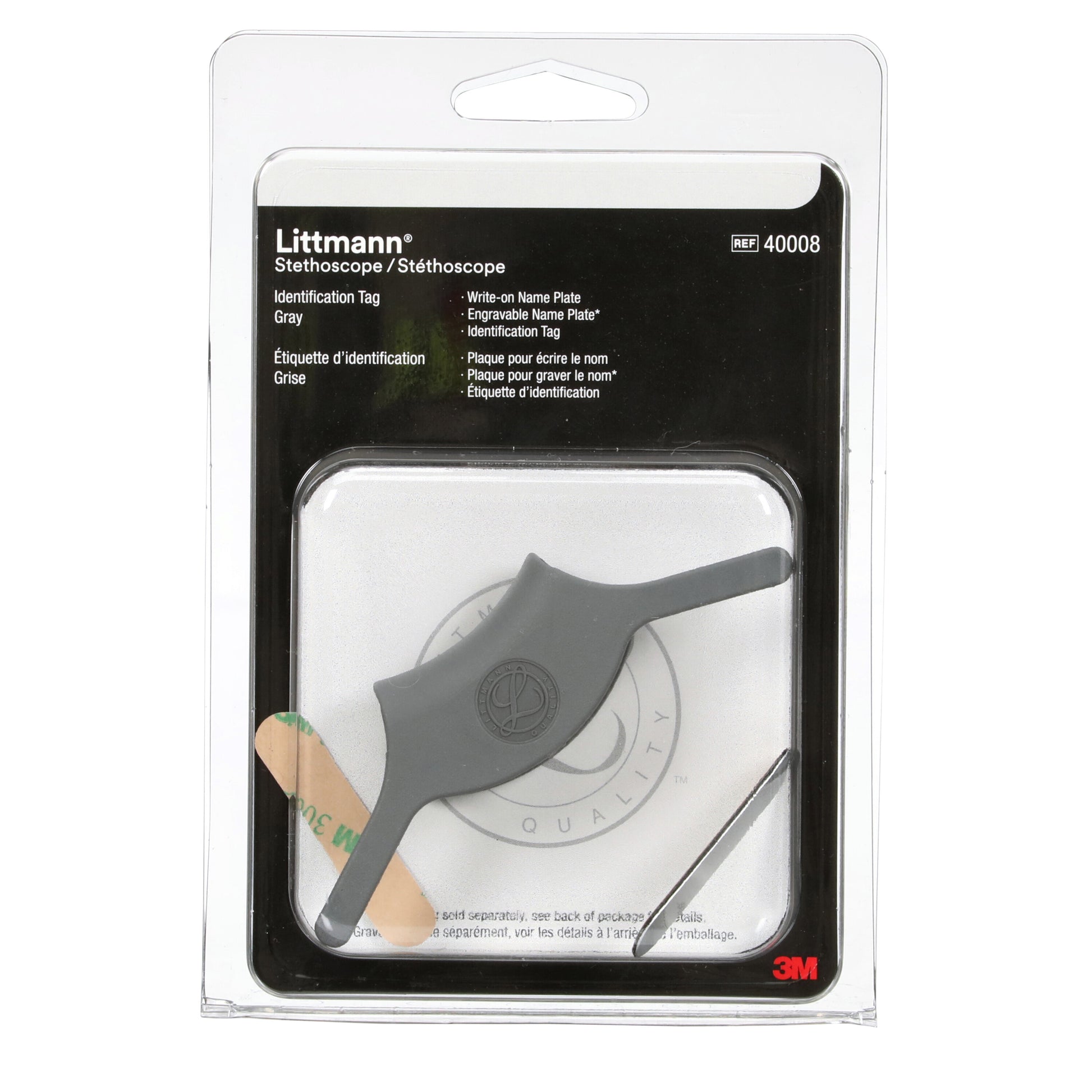 Littmann ID Grey ID Tag - Littmann Stethoscopes