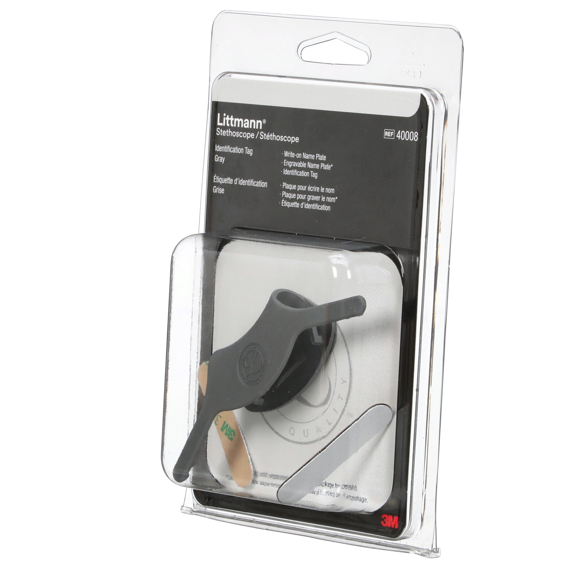 Littmann ID Grey ID Tag - Littmann Stethoscopes