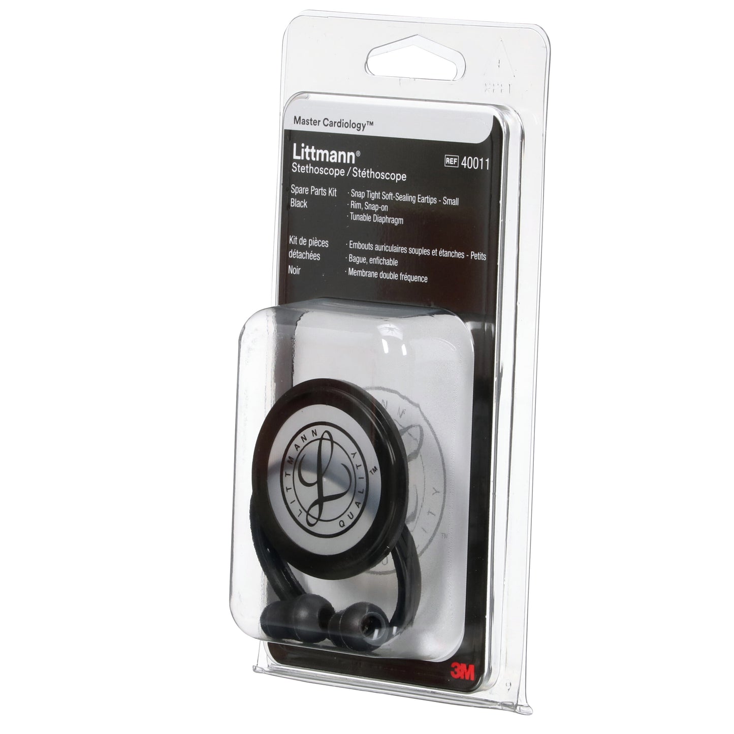 3M Littmann Spare Parts Kit - Master Cardiology Stethoscopes - Black - Littmann Stethoscopes