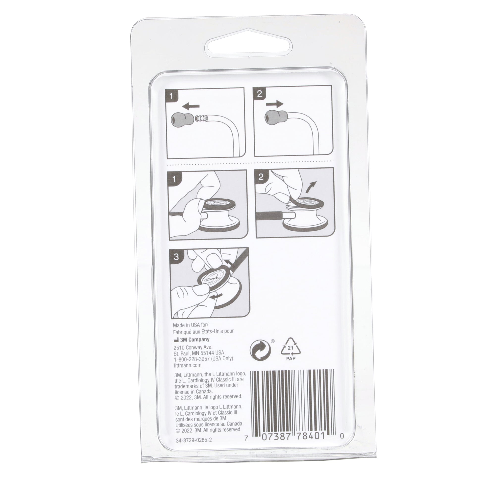 3M Littmann Spare Parts Kit - Classic III/Cardiology IV Stethoscopes - Grey - Littmann Stethoscopes