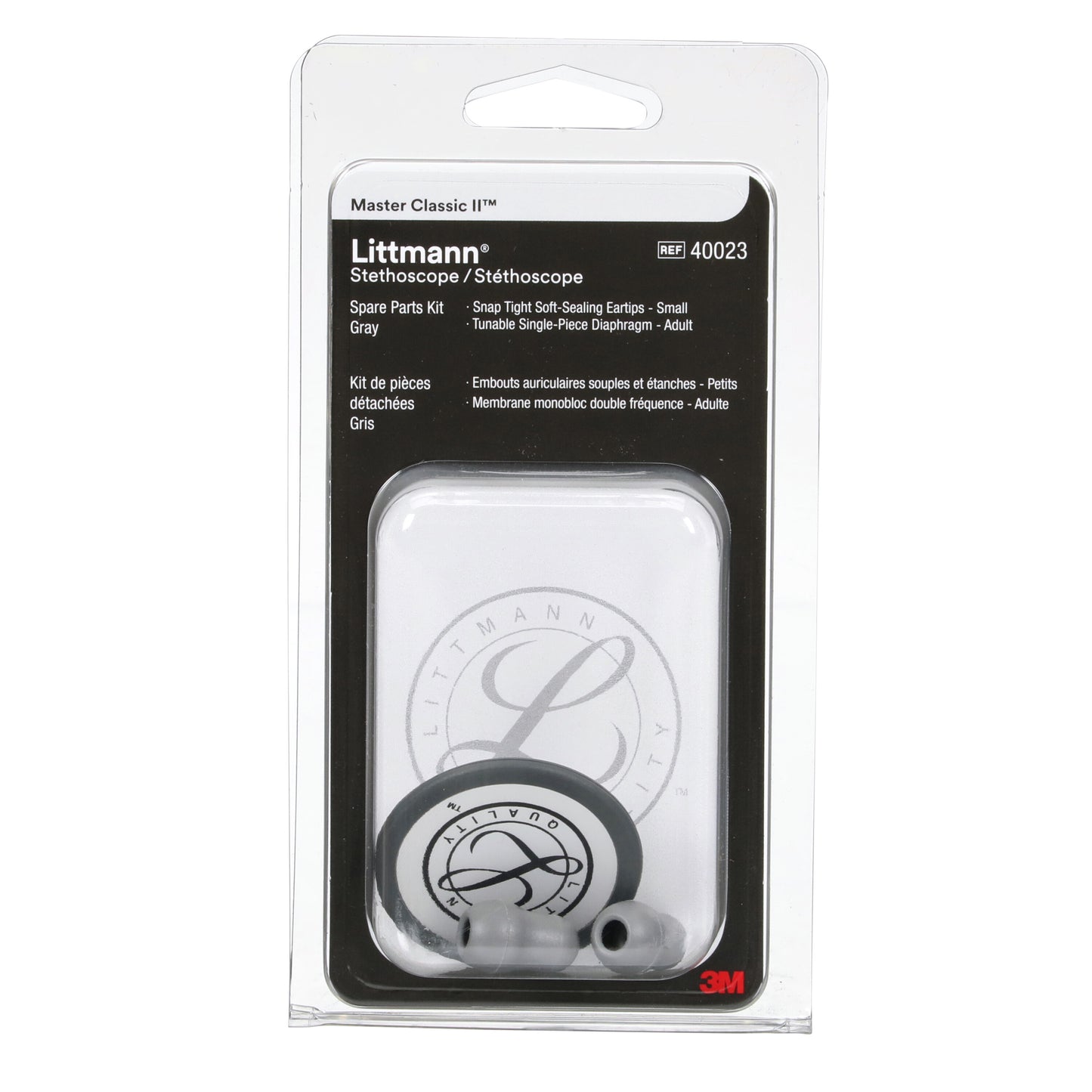3M Littmann Spare Parts Kit - Master Classic Stethoscopes - Grey - Littmann Stethoscopes
