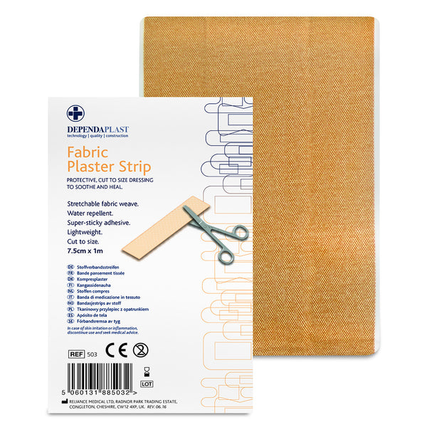 Dependaplast Fabric Dressing Strip 7.5cm X 1m