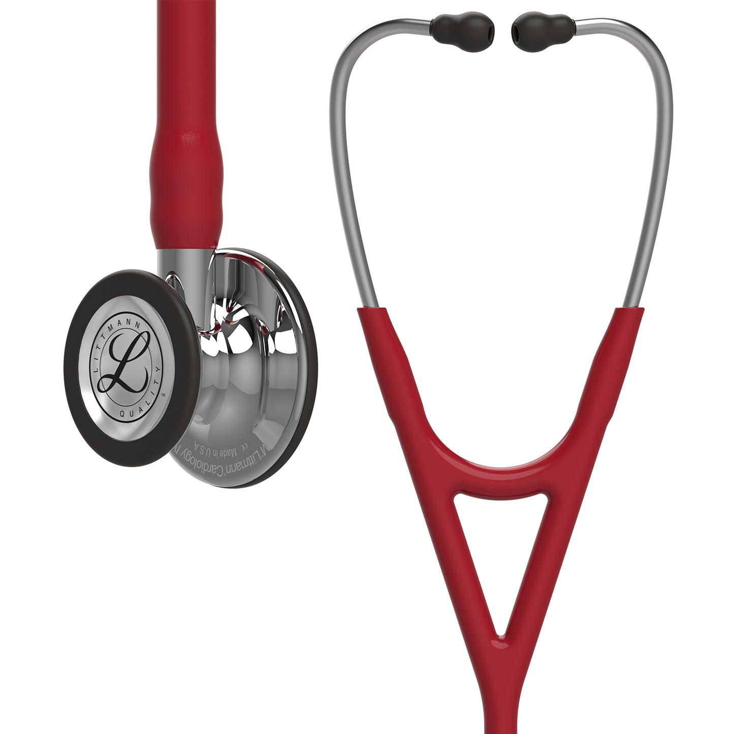 Littmann Cardiology IV Diagnostic Stethoscope: Burgundy - Mirror Finish 6170