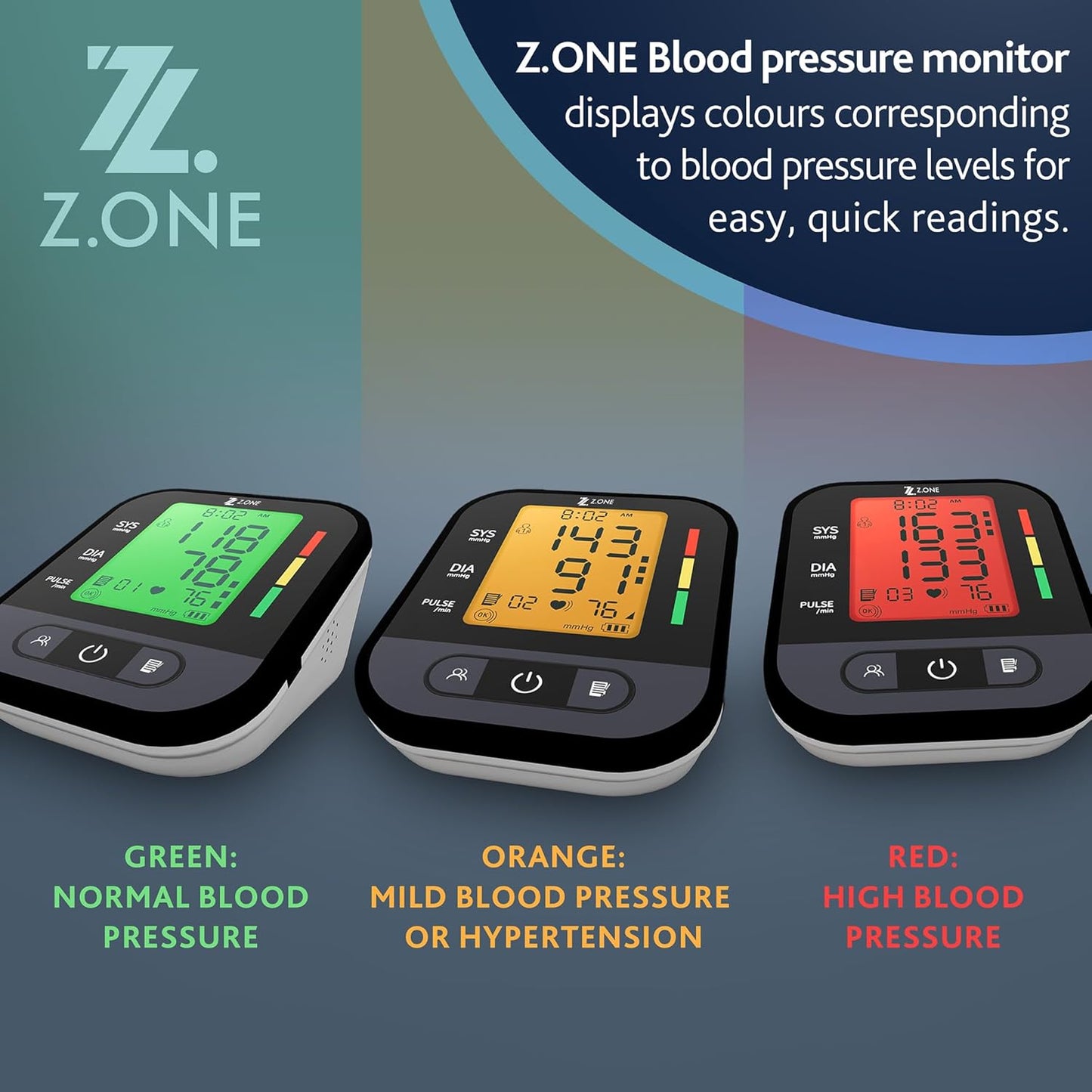Z.ONE Upper Arm Blood Pressure Monitor