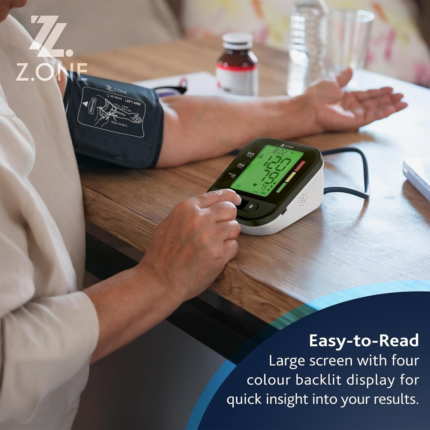 Z.ONE Upper Arm Blood Pressure Monitor