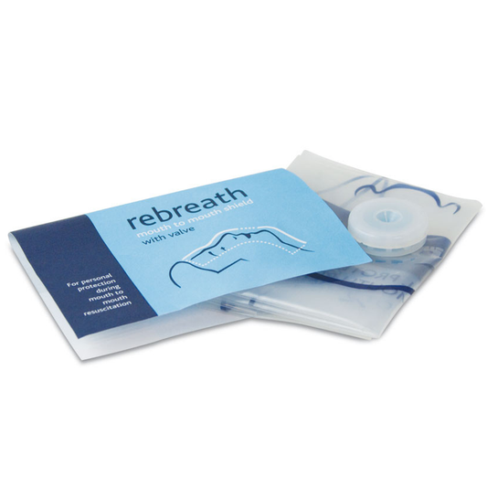 Rebreath Mouth to Mouth Shield with Valve