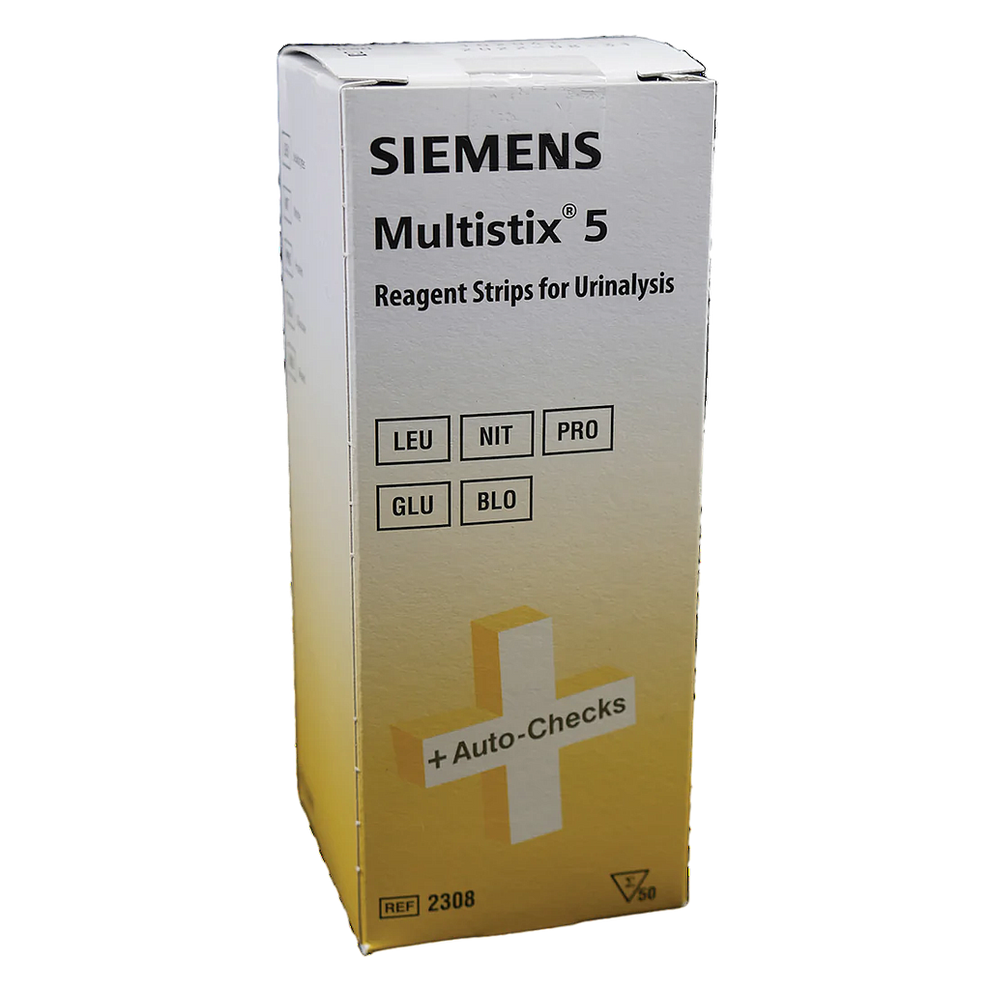 Siemens Multistix 5 Urinalysis Test Strips - Pack of 50