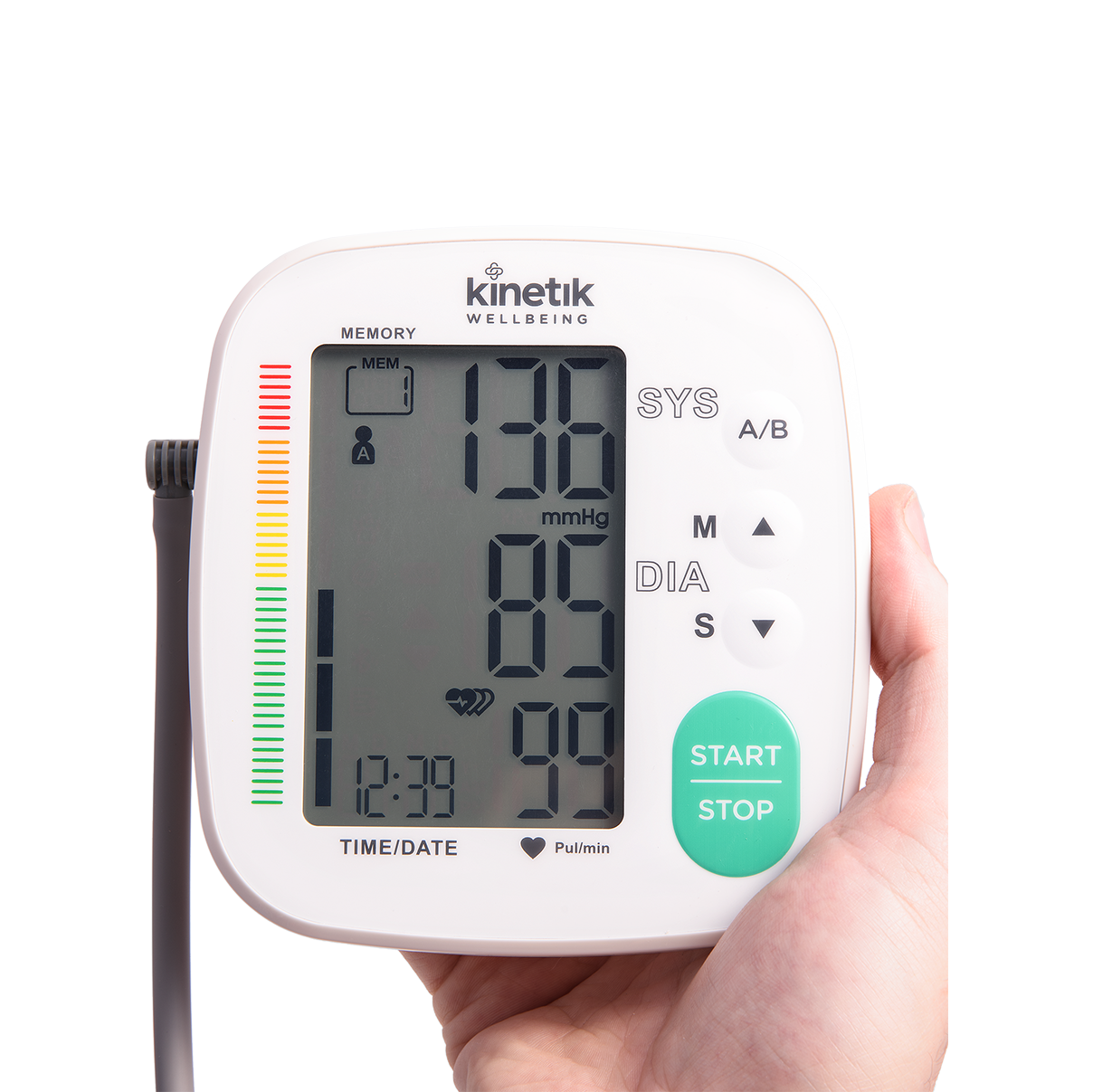 KINETIK Advanced Blood Pressure Monitor w XL Cuff