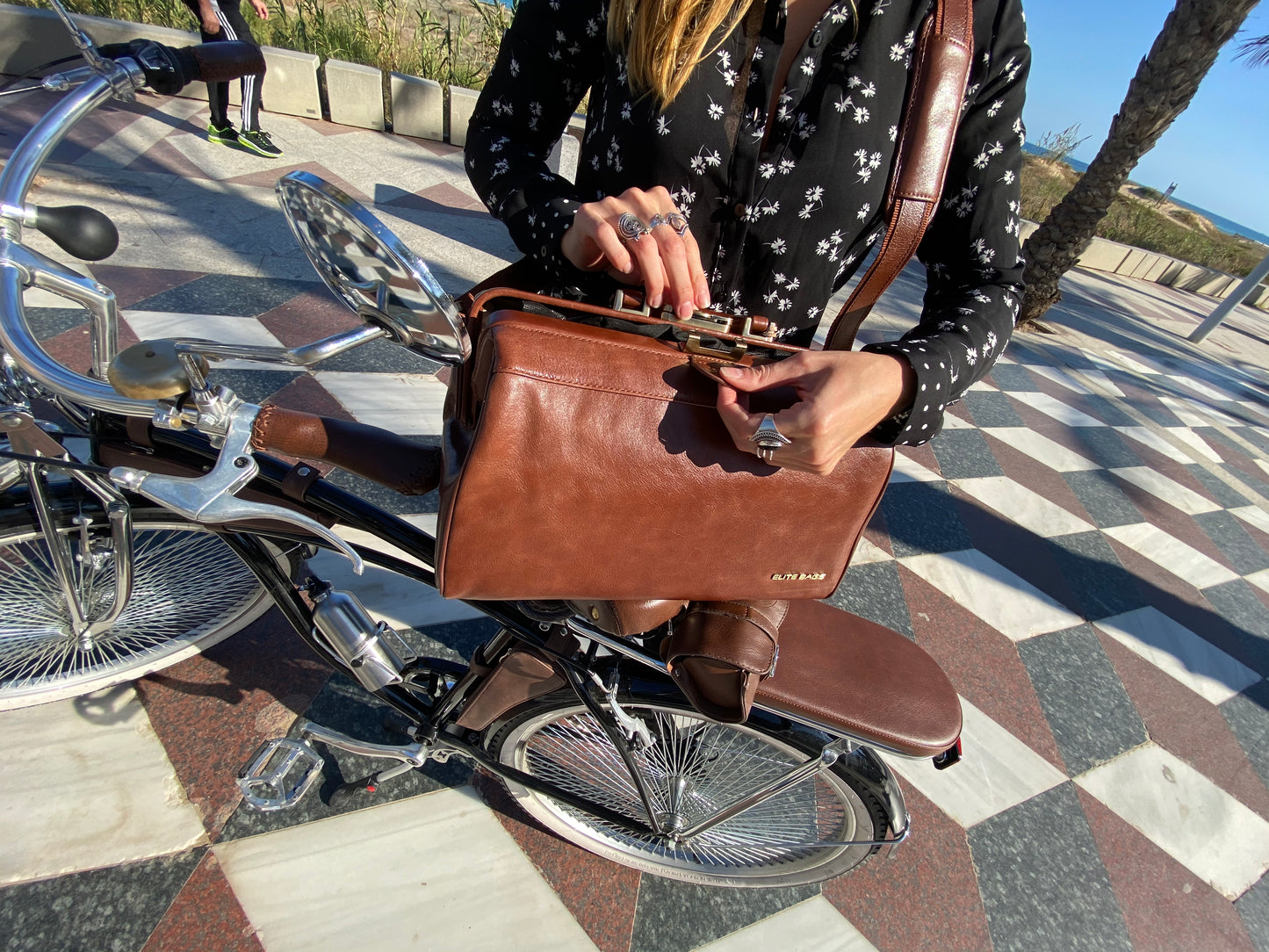 Elite Traditional Medical Bag - Brown Leather
