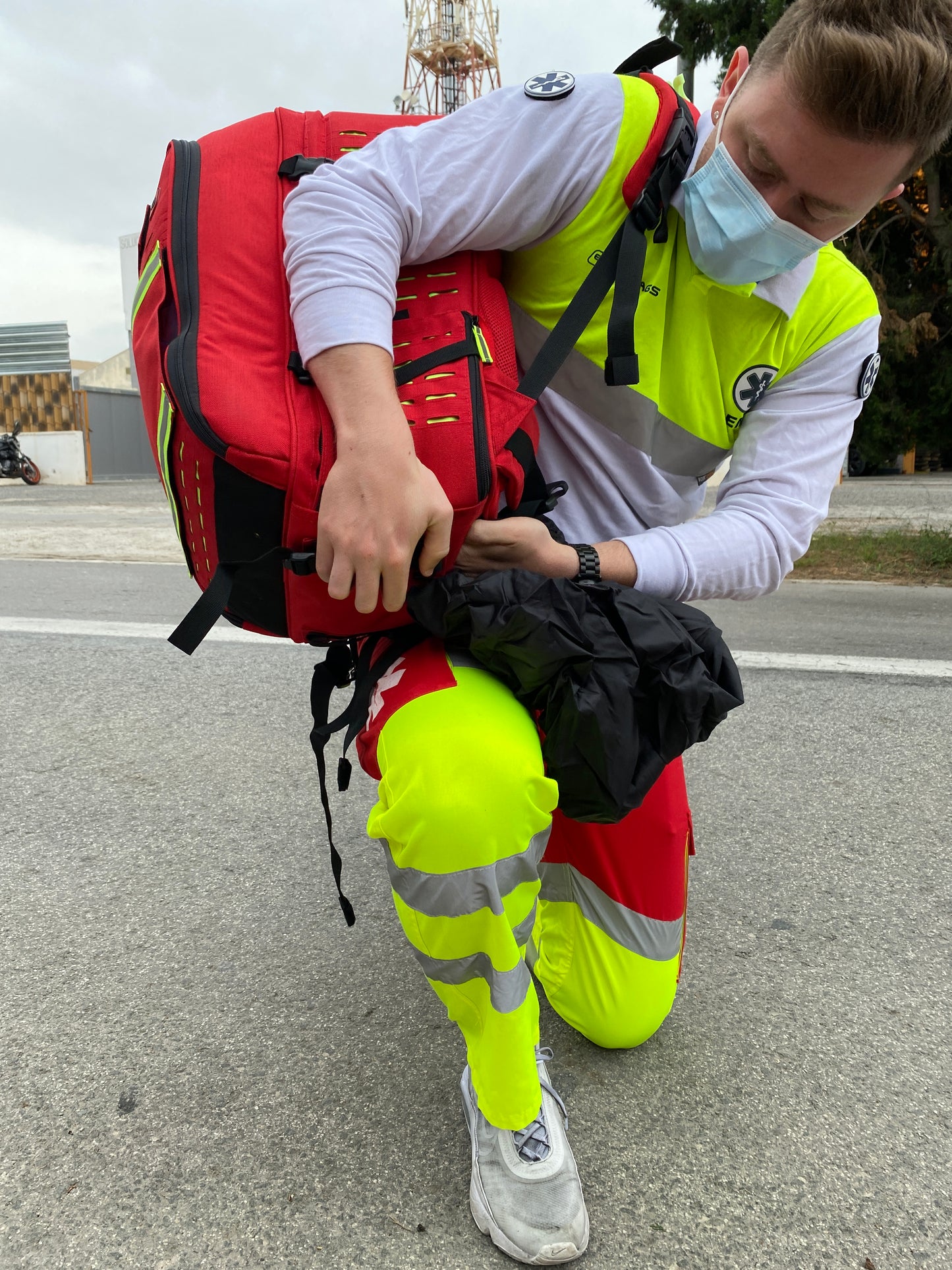 Robust's - Tactical Backpack with Adjustable Inner Layout - Red