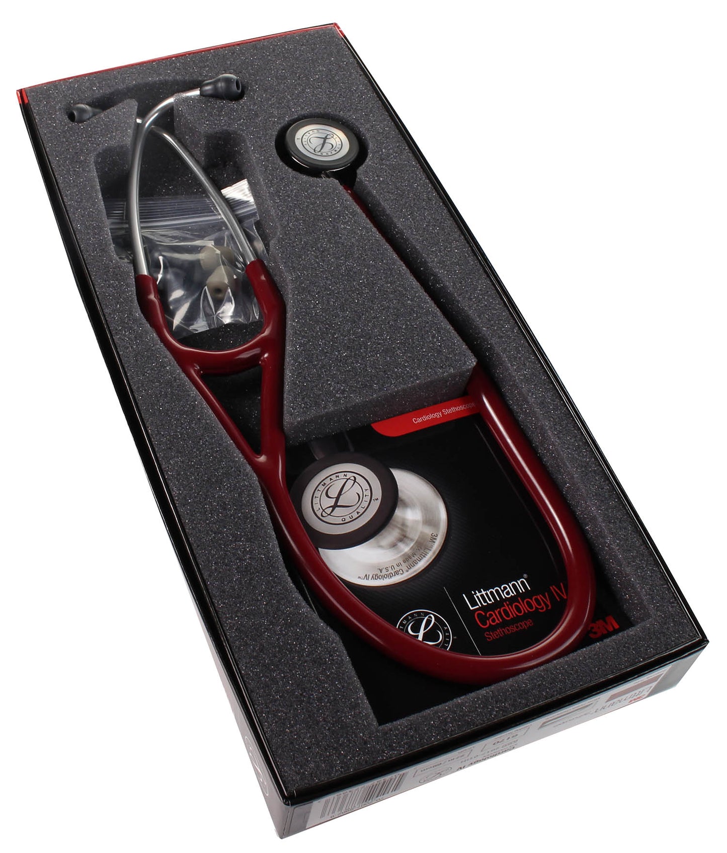 Littmann Cardiology IV Diagnostic Stethoscope: Burgundy - Mirror Finish 6170