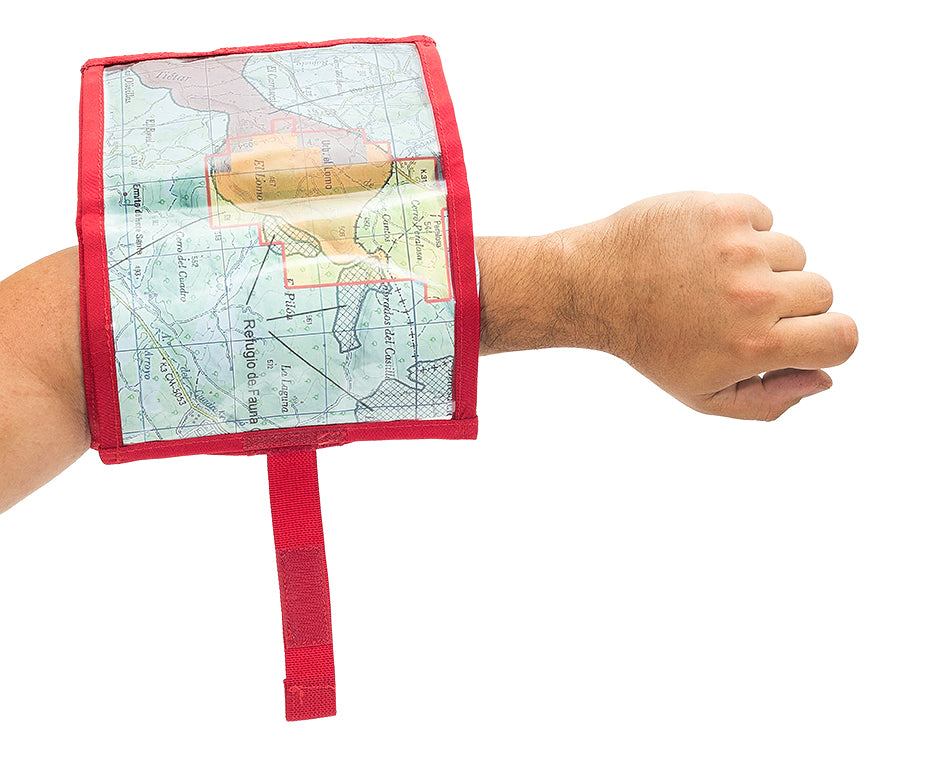 Elite Bags Maps Document Arm Pouch - Red
