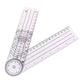360 Degree Goniometer Angle Ruler