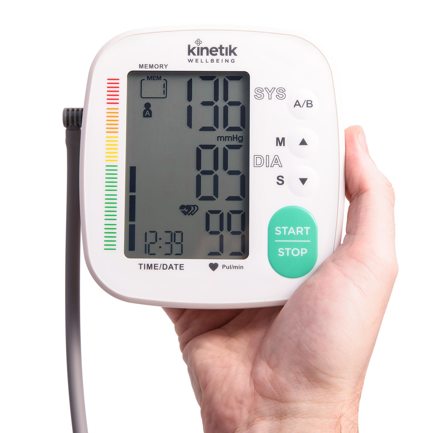 KINETIK Advanced Blood Pressure Monitor w XL Cuff