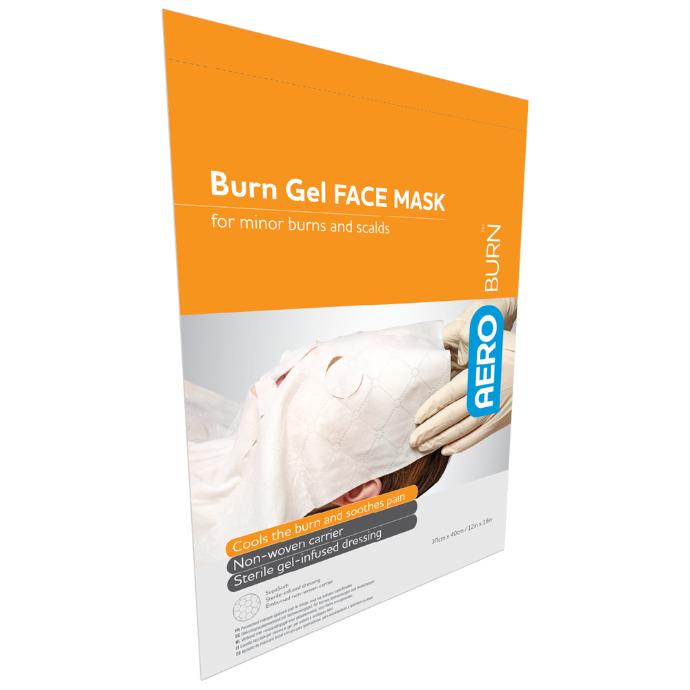 AEROBURN Burn Gel Face Mask 30 x 40cm