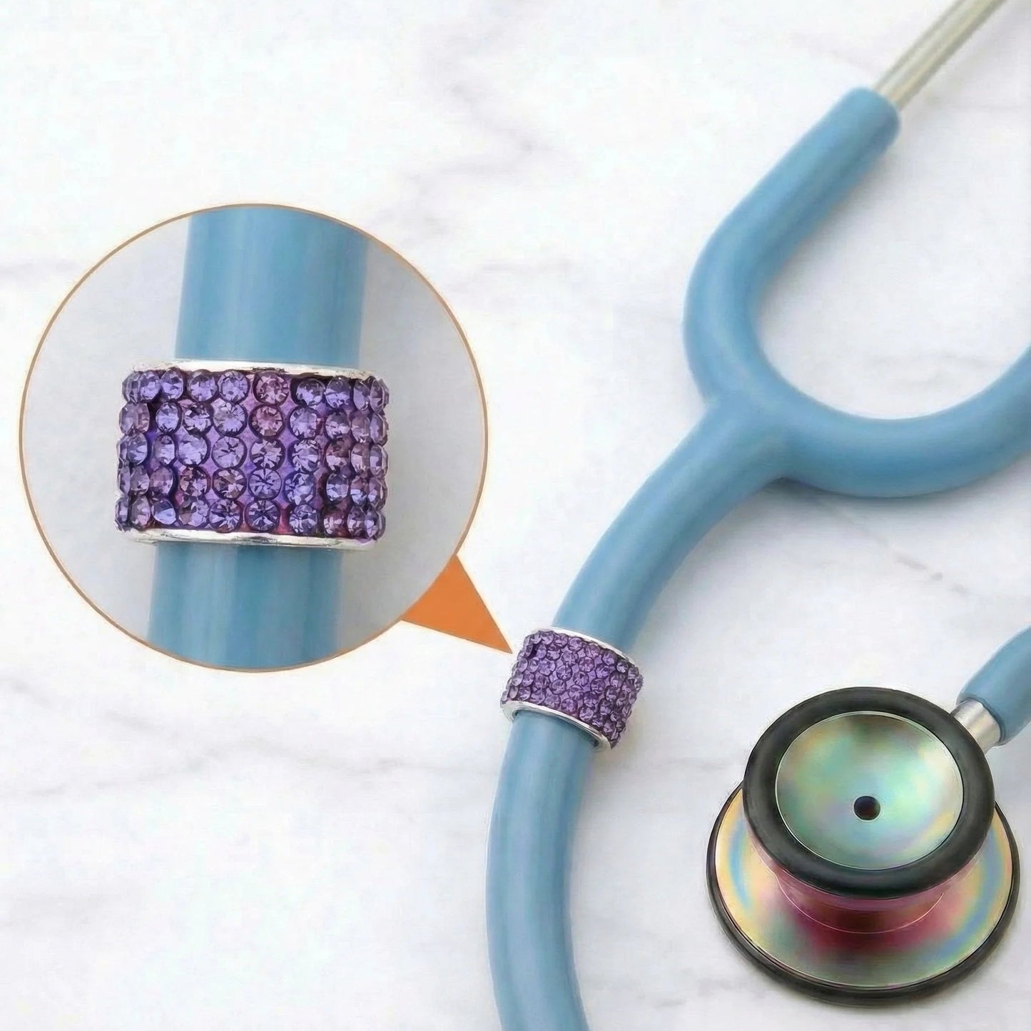 CharMED Stethoscope Charm - Violet