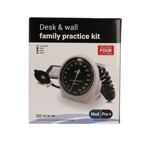 Sphymomanometer with Adult & Child Cuffs - Desk and Wall