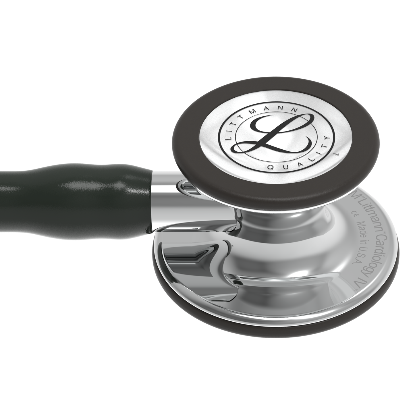 Littmann Cardiology IV Diagnostic Stethoscope: Black - Mirror Finish 6177