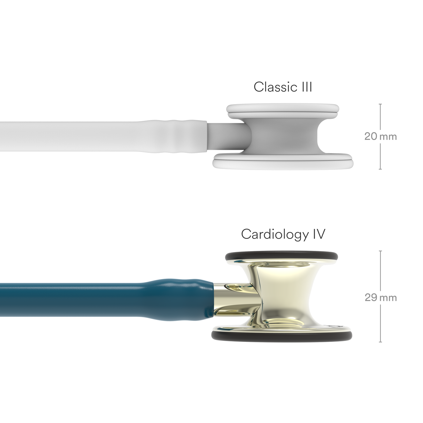 Littmann Cardiology IV Diagnostic Stethoscope: Champagne & Caribbean Blue 6190