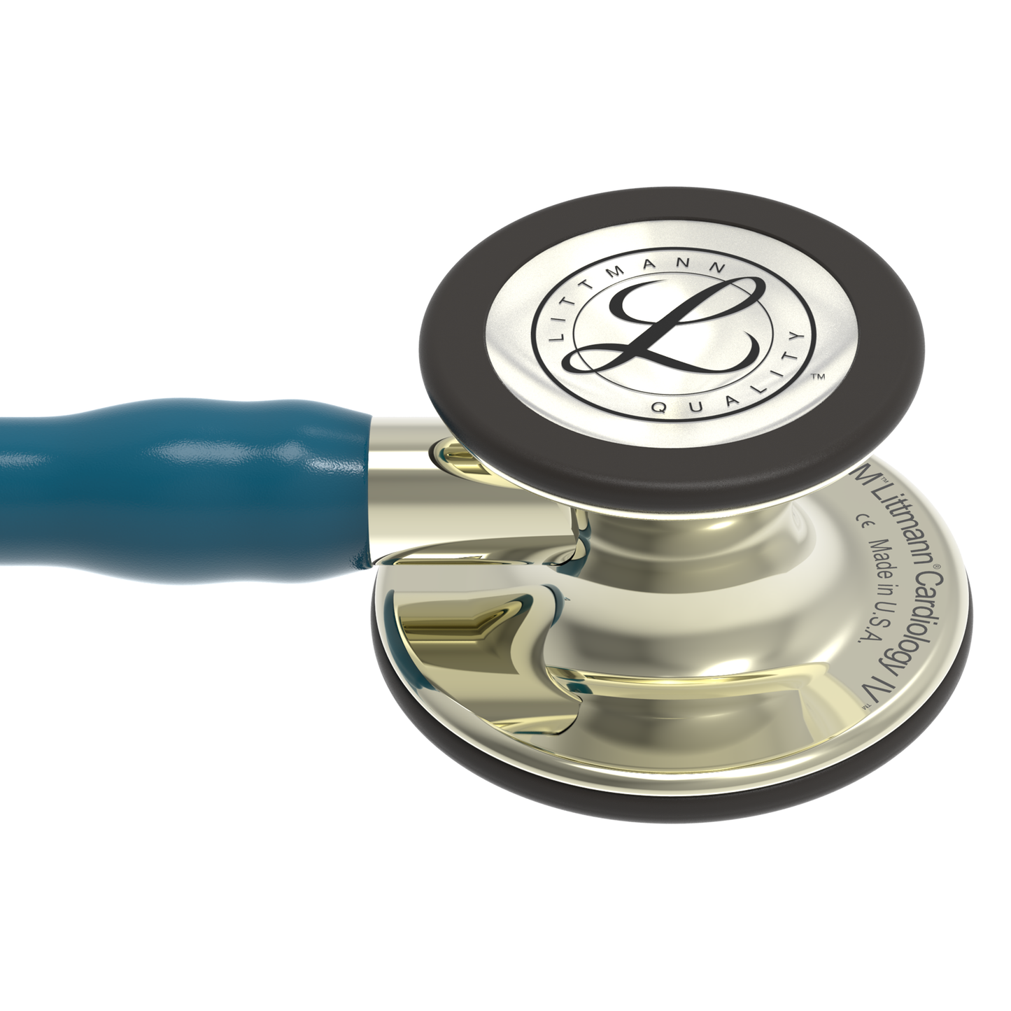 Littmann Cardiology IV Diagnostic Stethoscope: Champagne & Caribbean Blue 6190