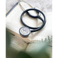 Littmann Classic III Monitoring Stethoscope: Mirror & Plum - Pink Stem 5960