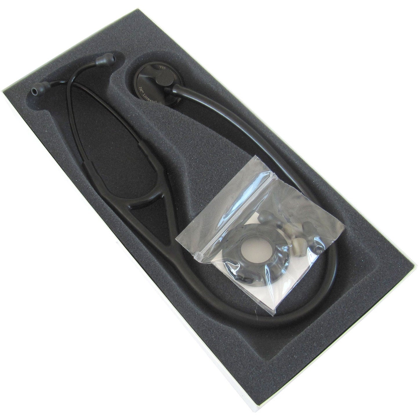 Littmann Master Cardiology Stethoscope: All Black 2161
