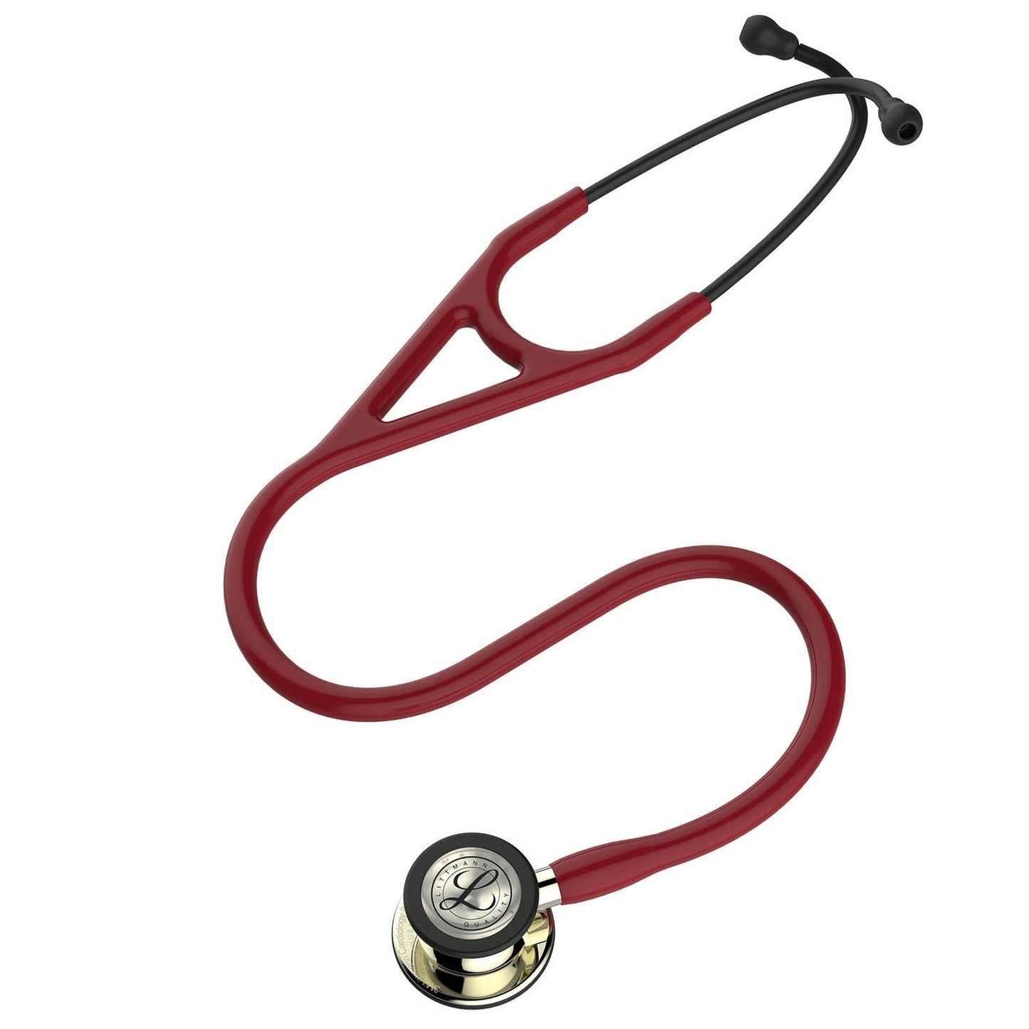 Littmann Cardiology IV Diagnostic Stethoscope: Champagne & Burgundy Tube 6176