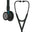 Littmann Cardiology IV Diagnostic Stethoscope: Black & Black - Blue Stem 6201