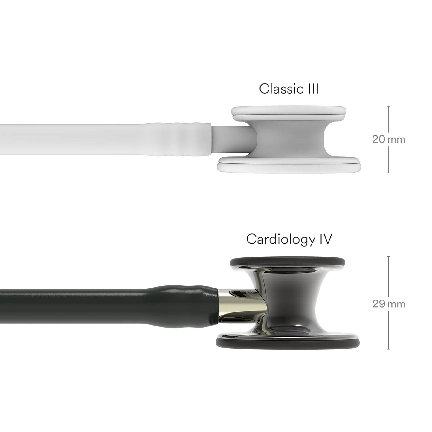 Littmann Cardiology IV Diagnostic Stethoscope: Polished Smoke & Black - Champagne Stem 6204