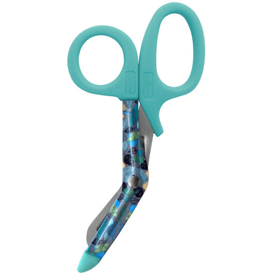5.5" StyleMate Utility Scissors - Leaves Grey