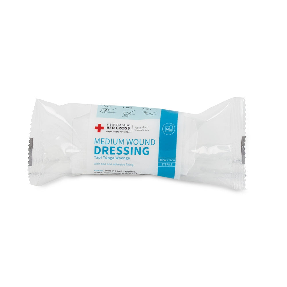 Red Cross Wound Dressing Medium 12cm x 12cm